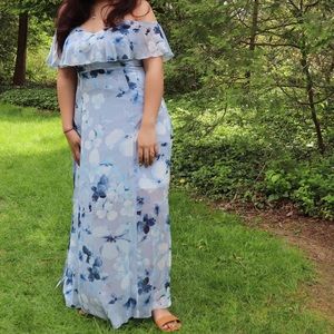 Formal Floral Maxi Dress